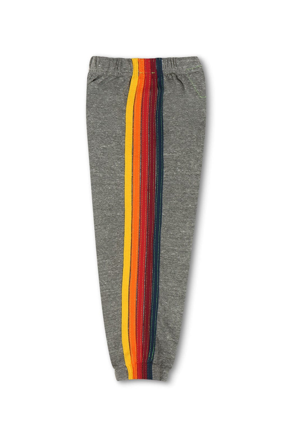 Retro KIDS 5 STRIPE SWEATPANTS - HEATHER GREY