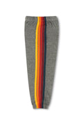 Retro KIDS 5 STRIPE SWEATPANTS - HEATHER GREY
