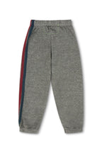Retro KIDS 5 STRIPE SWEATPANTS - HEATHER GREY
