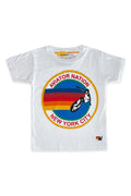Retro KIDS AVIATOR NATION NEW YORK CITY TEE - WHITE