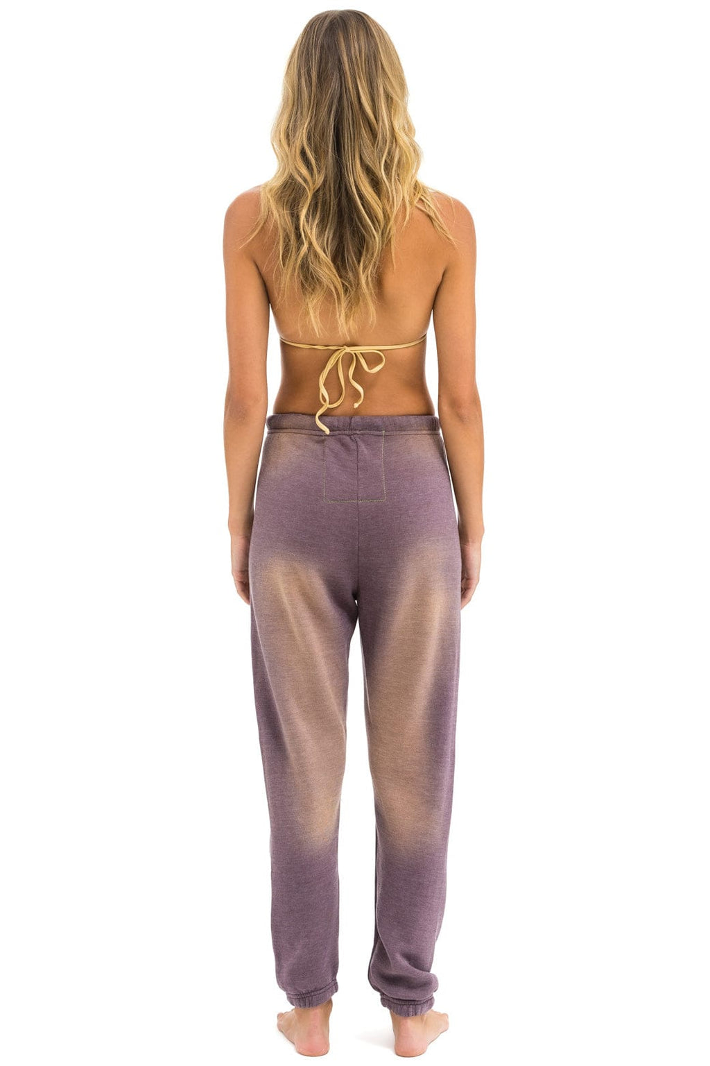 Retro VINTAGE LOGO SWEATPANTS - FADED MOCHA