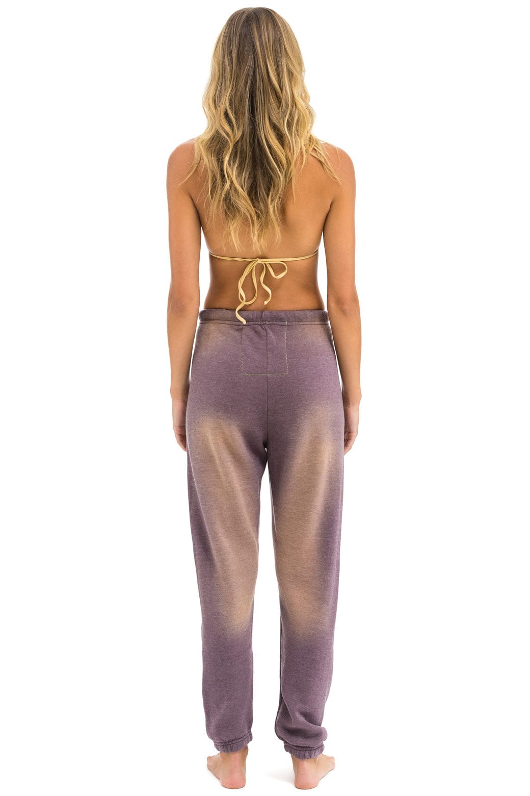 Retro VINTAGE LOGO SWEATPANTS - FADED MOCHA