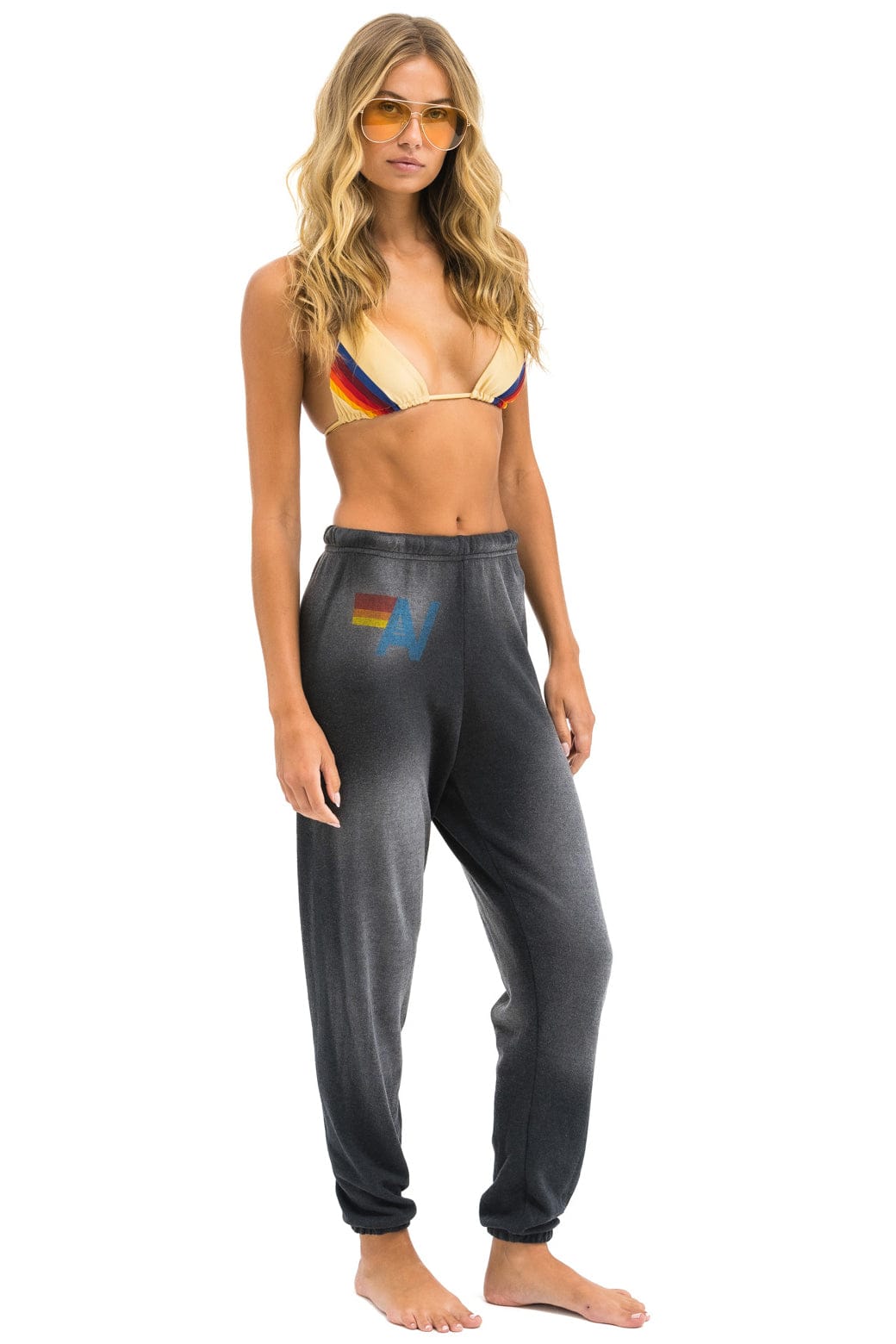 Retro VINTAGE LOGO SWEATPANTS - FADED SMOKE