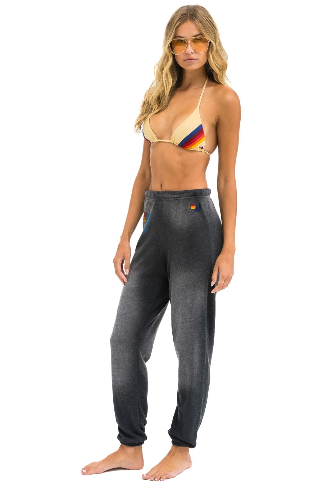 Retro VINTAGE LOGO SWEATPANTS - FADED SMOKE
