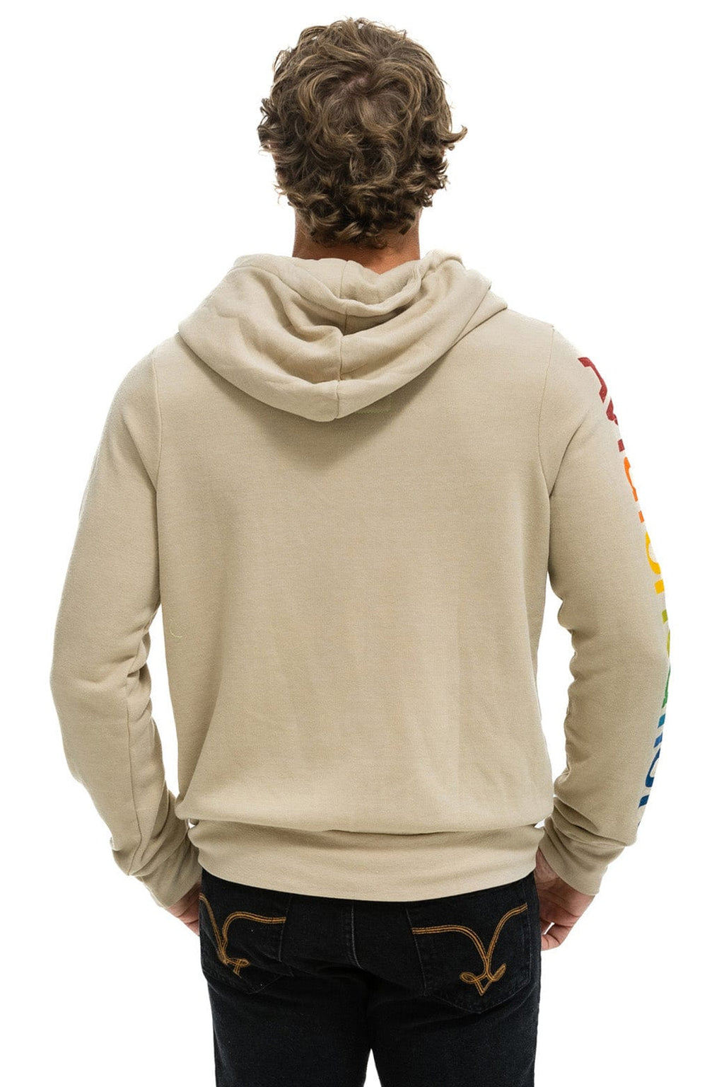 Retro AVIATOR NATION MIAMI HOODIE - SAND
