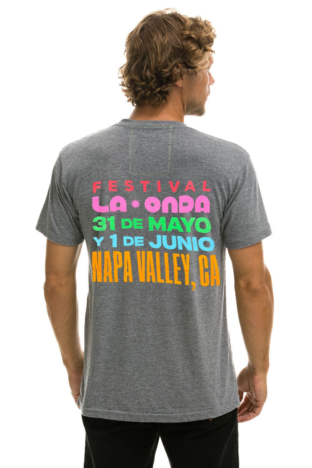 Retro LA ONDA 2025 TEE - HEATHER