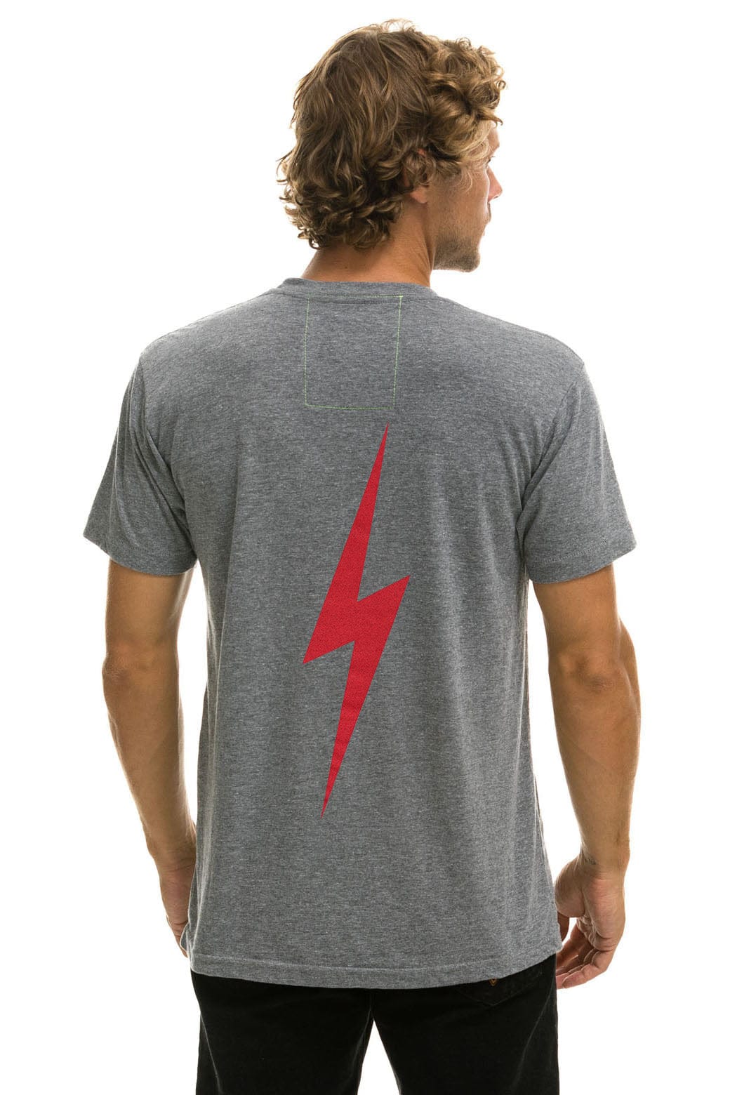 Retro PHILLIES BOLT CREW TEE - HEATHER GREY