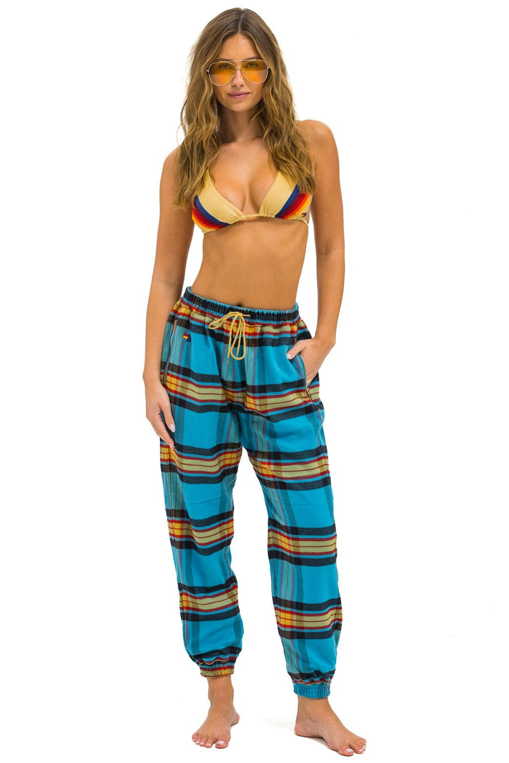 Retro UNISEX PLAID LODGE PANT - JACKSON PLAID