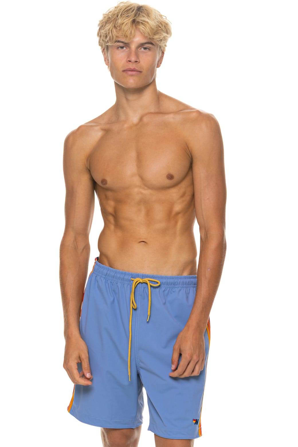 Retro MENS 5 STRIPE FLEX SHORTS 7 INCH - ISLANDA