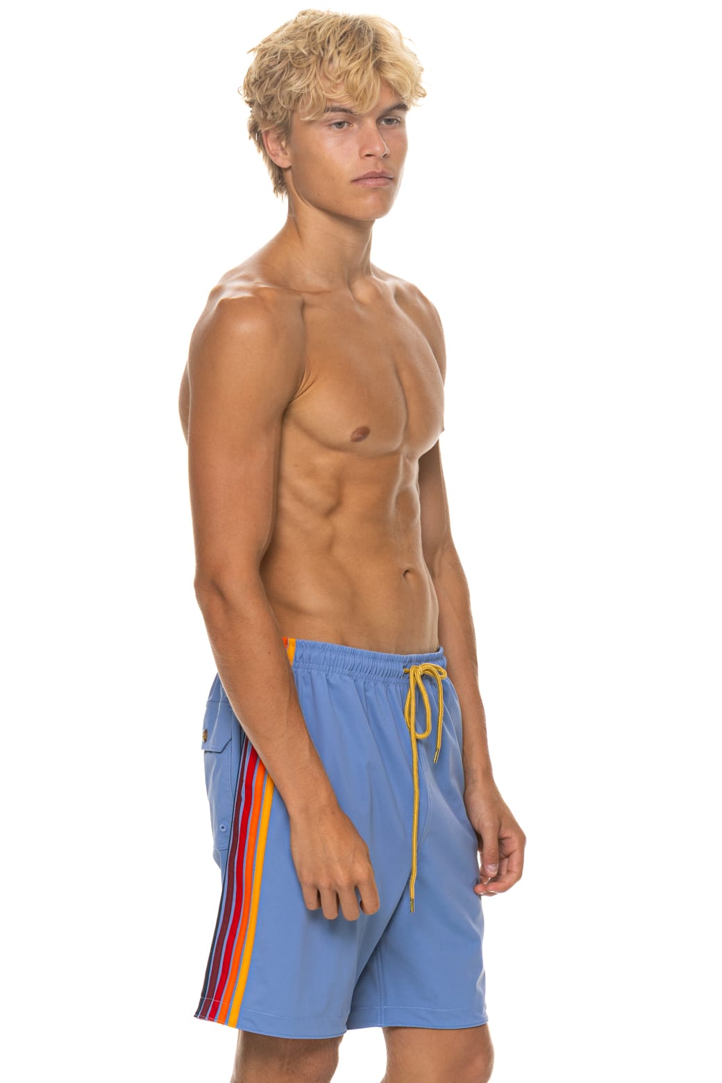 Retro MENS 5 STRIPE FLEX SHORTS 7 INCH - ISLANDA