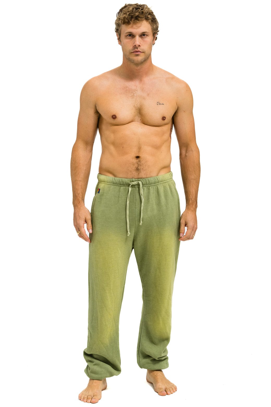 Retro ESSENTIAL SWEATPANTS - FADED ARMY