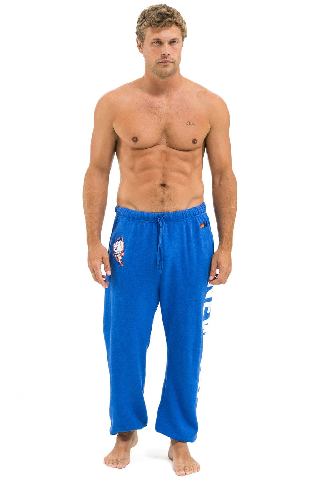 Retro NY METS SWEATPANTS - BLUE