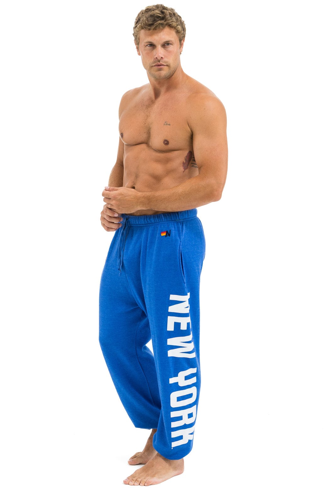 Retro NY METS SWEATPANTS - BLUE