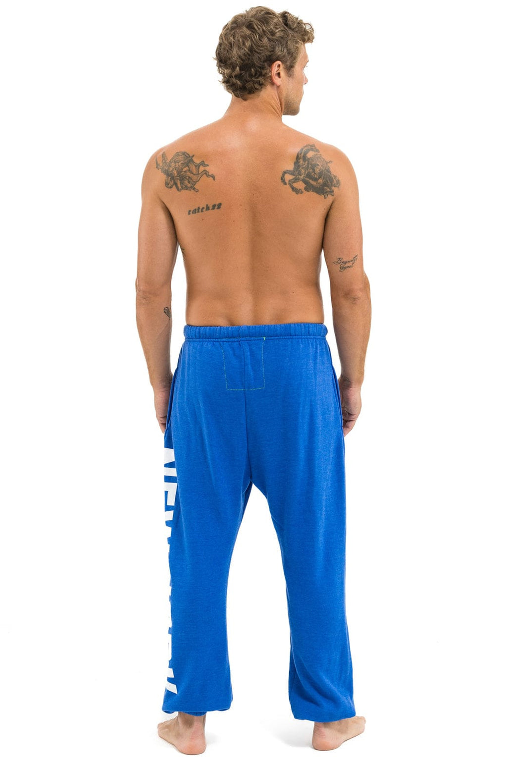 Retro NY METS SWEATPANTS - BLUE