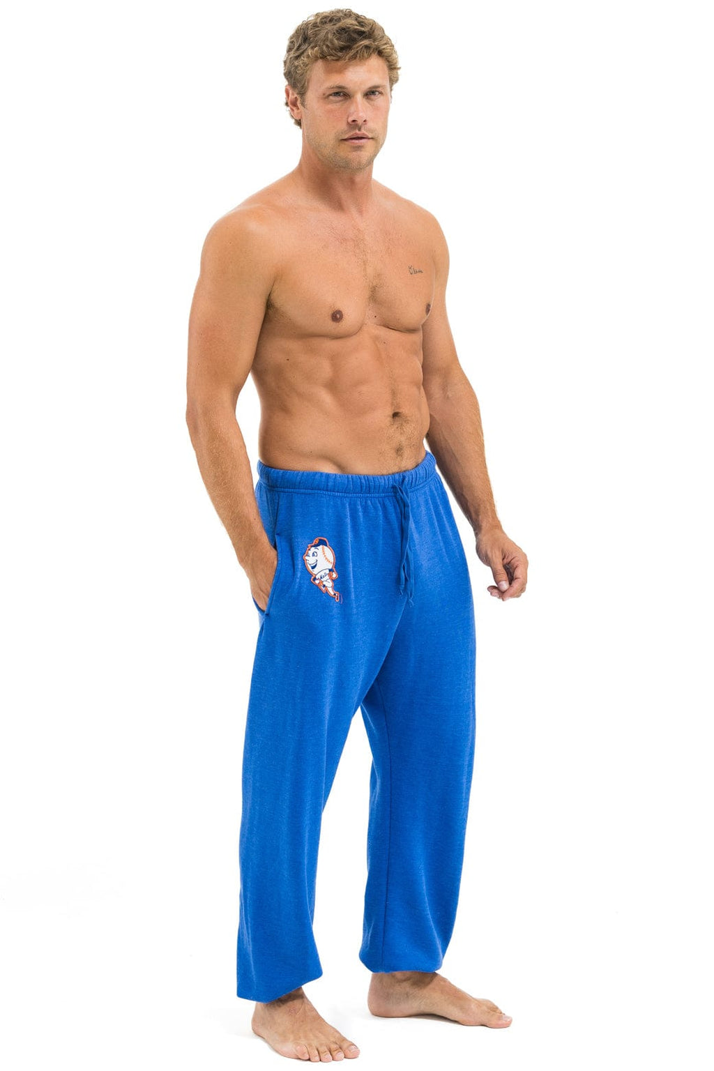 Retro NY METS SWEATPANTS - BLUE