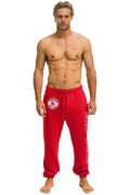 Retro RED SOX UNISEX SWEATPANTS - RED
