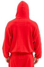 Retro RED SOX RELAXED PULLOVER HOODIE - RED
