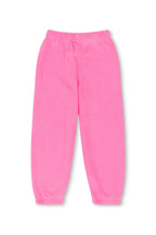 Retro KIDS LOGO SWEATPANTS - NEON PINK