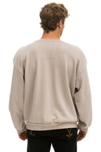 Retro BOLT RELAXED CREW SWEATSHIRT - SAND MOCHA