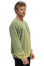 Retro BOLT STITCH 2 RELAXED CREW SWEATSHIRT - FADED ARMY