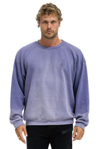 Retro BOLT STITCH 2 RELAXED CREW SWEATSHIRT - FADED GRAPE