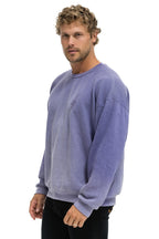 Retro BOLT STITCH 2 RELAXED CREW SWEATSHIRT - FADED GRAPE