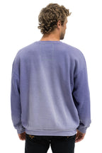 Retro BOLT STITCH 2 RELAXED CREW SWEATSHIRT - FADED GRAPE