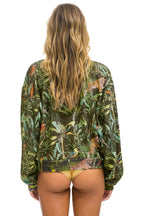 Retro JUNGLE RELAXED CREW SWEATSHIRT - VINTAGE CHARCOAL