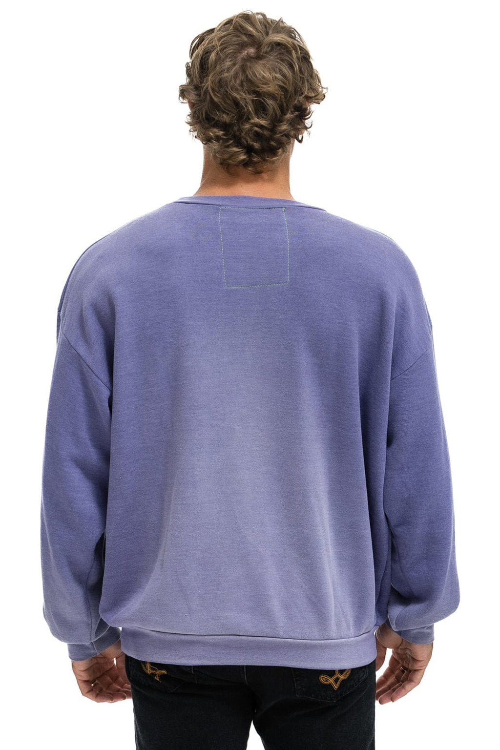Retro ASPEN MOUNTAIN RELAXED CREW SWEATSHIRT - FADED GRAPE