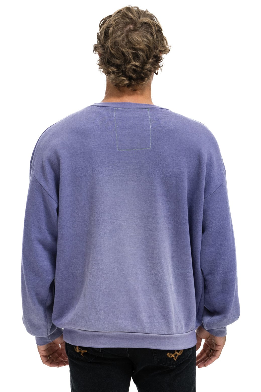 Retro ASPEN MOUNTAIN RELAXED CREW SWEATSHIRT - FADED GRAPE