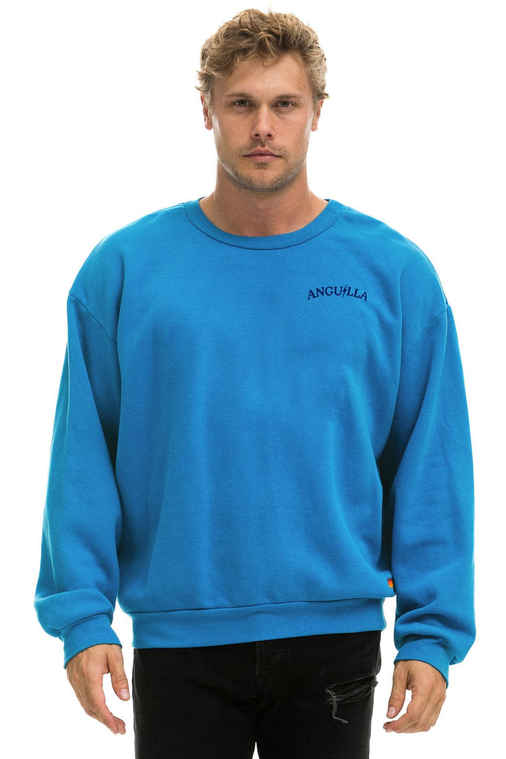 Retro YPO 24 RELAXED CREW SWEATSHIRT - COBALT