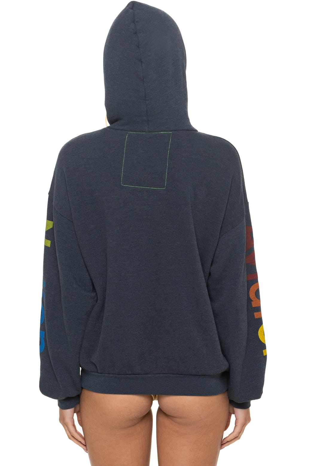 Retro AVIATOR NATION RELAXED VENICE PULLOVER HOODIE - CHARCOAL