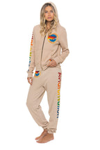 Retro AVIATOR NATION VENICE HOODIE - SAND