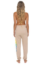 Retro AVIATOR NATION VENICE SWEATPANTS - SAND