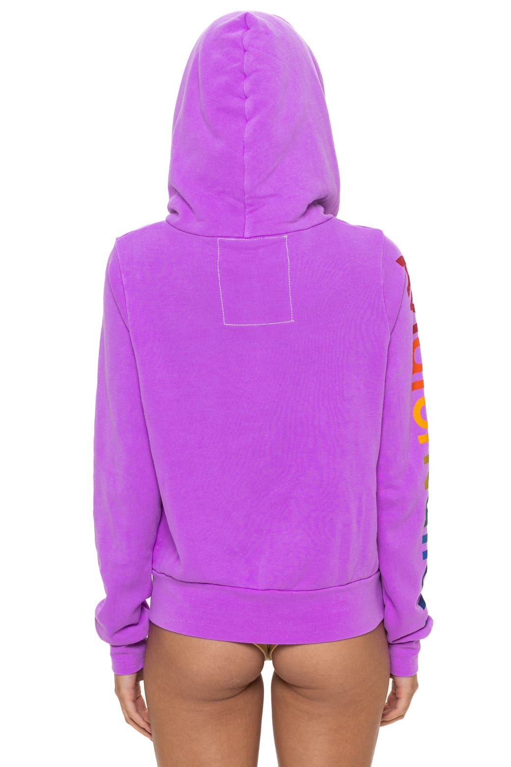 Retro AVIATOR NATION VENICE HOODIE - NEON PURPLE