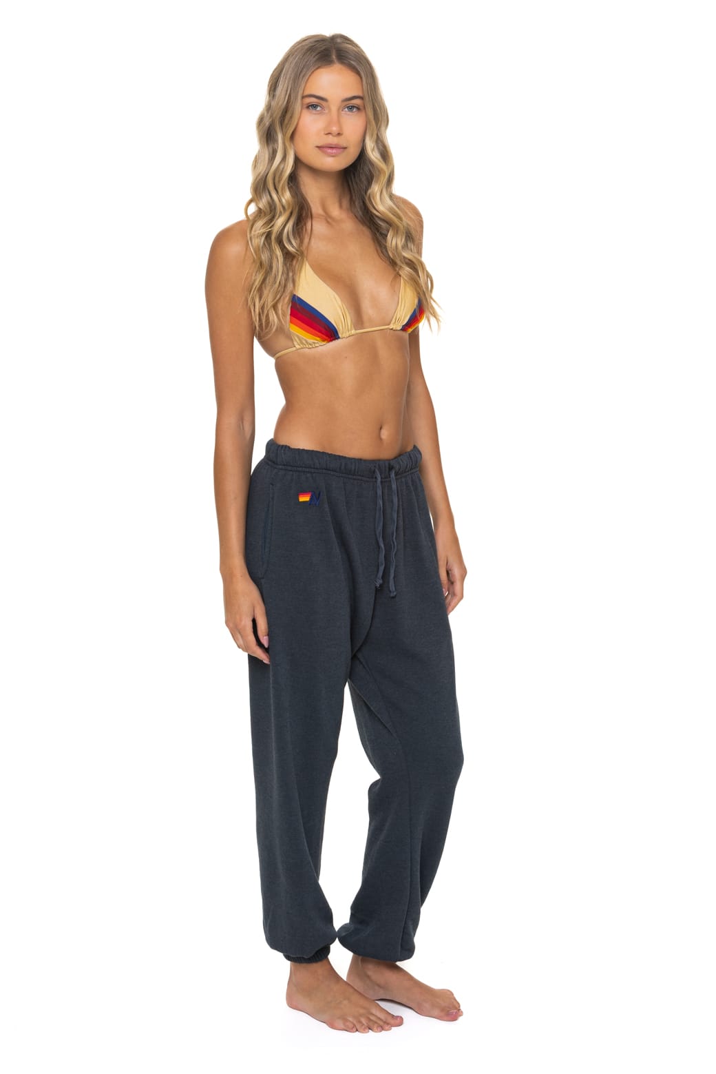 Retro BOLT SWEATPANTS - CHARCOAL