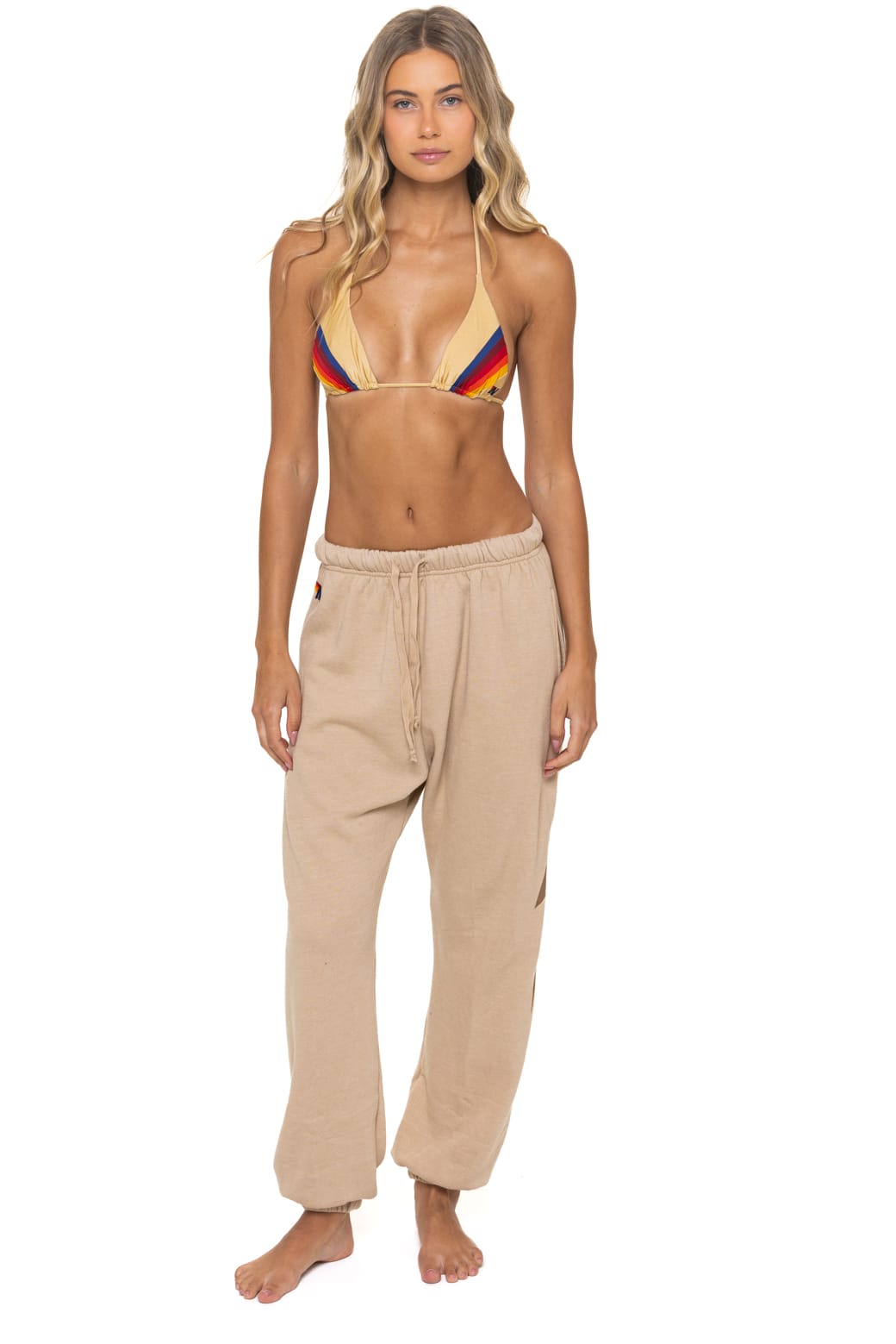 Retro BOLT SWEATPANTS - SAND MOCHA