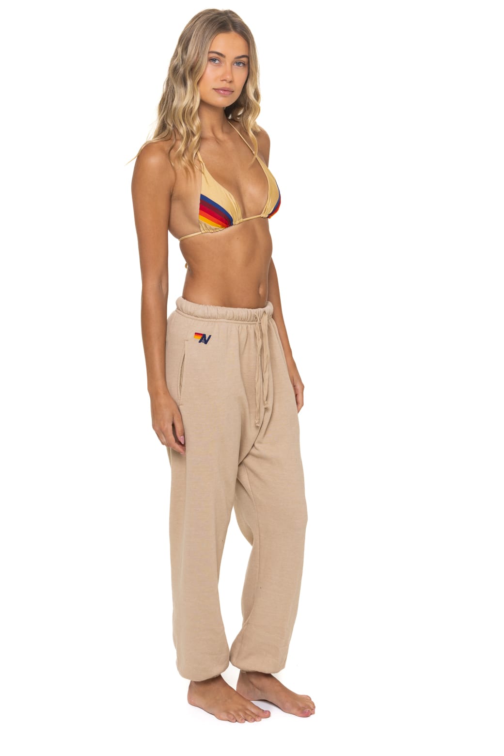 Retro BOLT SWEATPANTS - SAND MOCHA
