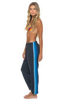 Retro 5 STRIPE SWEATPANTS - CHARCOAL BLUE