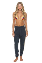 Retro 5 STRIPE SWEATPANTS - CHARCOAL GREY