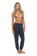 Retro 5 STRIPE SWEATPANTS - CHARCOAL GREY