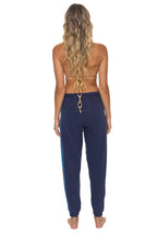 Retro 5 STRIPE SWEATPANTS - NAVY