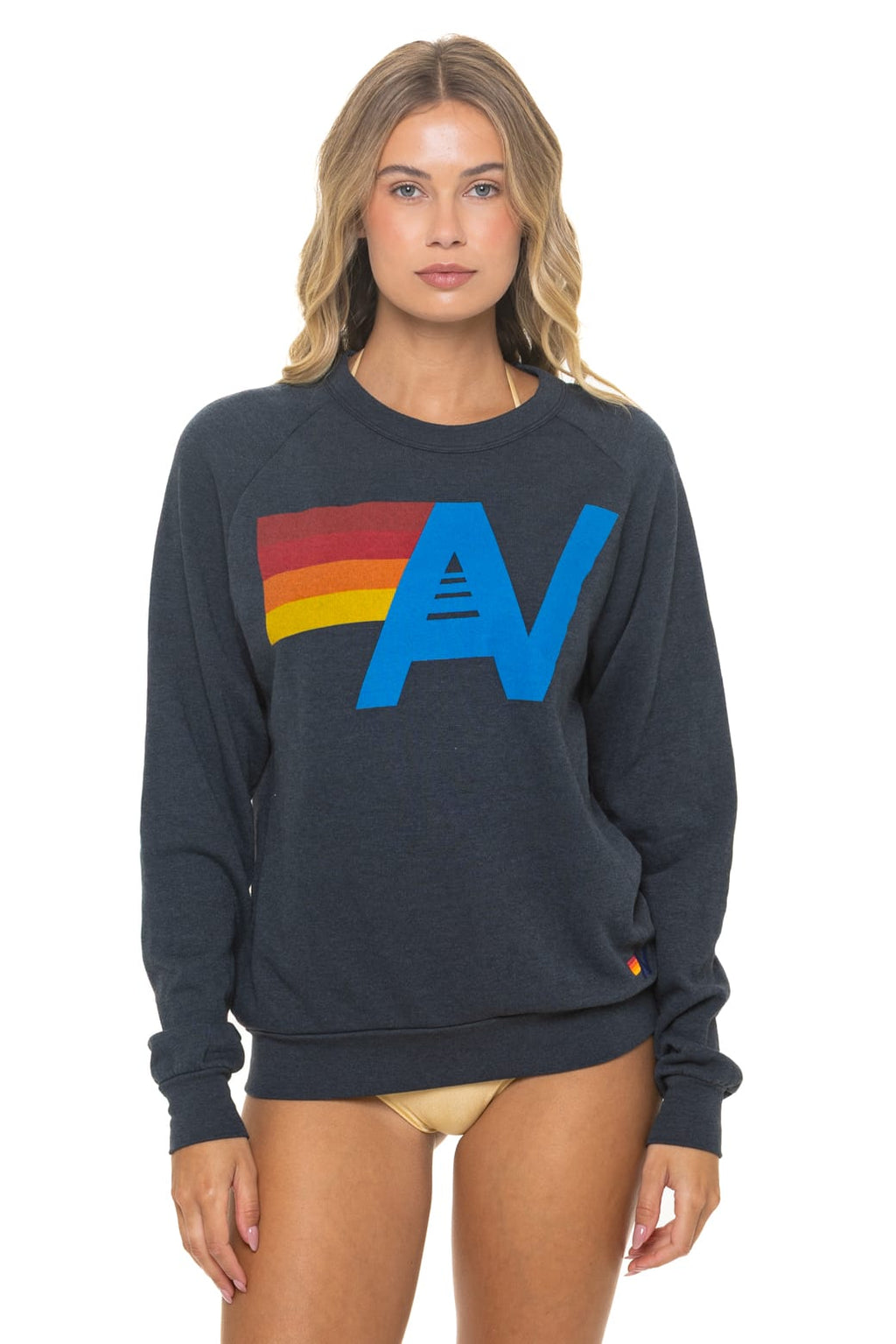 Retro LOGO SWEATSHIRT - CHARCOAL