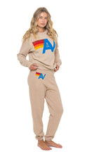 Retro LOGO SWEATSHIRT - SAND