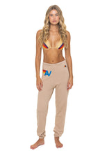 Retro LOGO SWEATPANTS - SAND