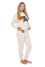 Retro LOGO SWEATSHIRT - VINTAGE WHITE