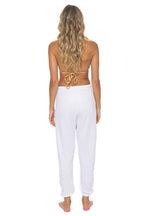 Retro LOGO SWEATPANTS - WHITE