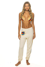 Retro AVIATOR NATION VENICE SWEATPANTS - VINTAGE WHITE