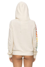 Retro AVIATOR NATION VENICE HOODIE - VINTAGE WHITE