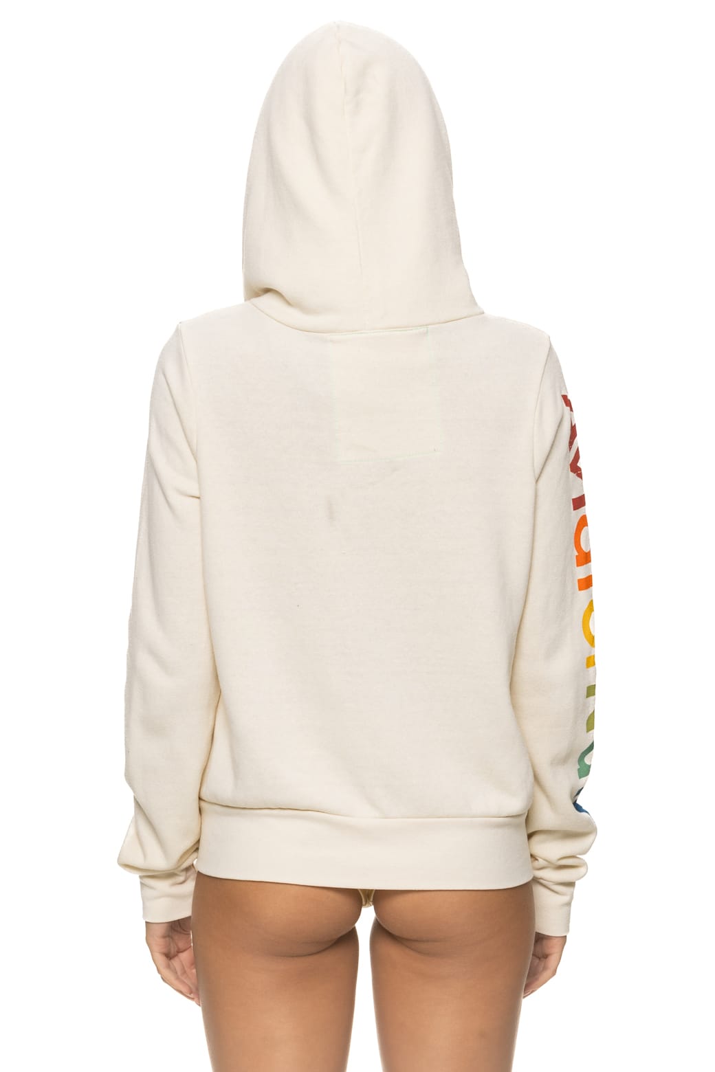 Retro AVIATOR NATION VENICE HOODIE - VINTAGE WHITE